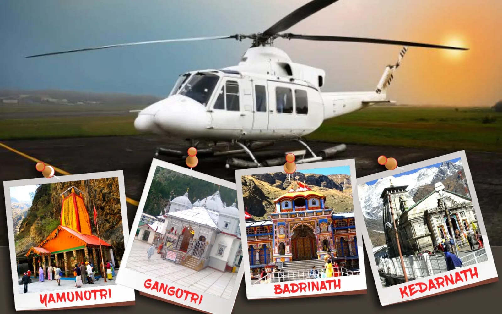 DELHI TO CHAR DHAM YATRA WITH KEDARNATH HELICOPTER & CHOPTA Delhi to Delhi | 11 Days / 10 Nights